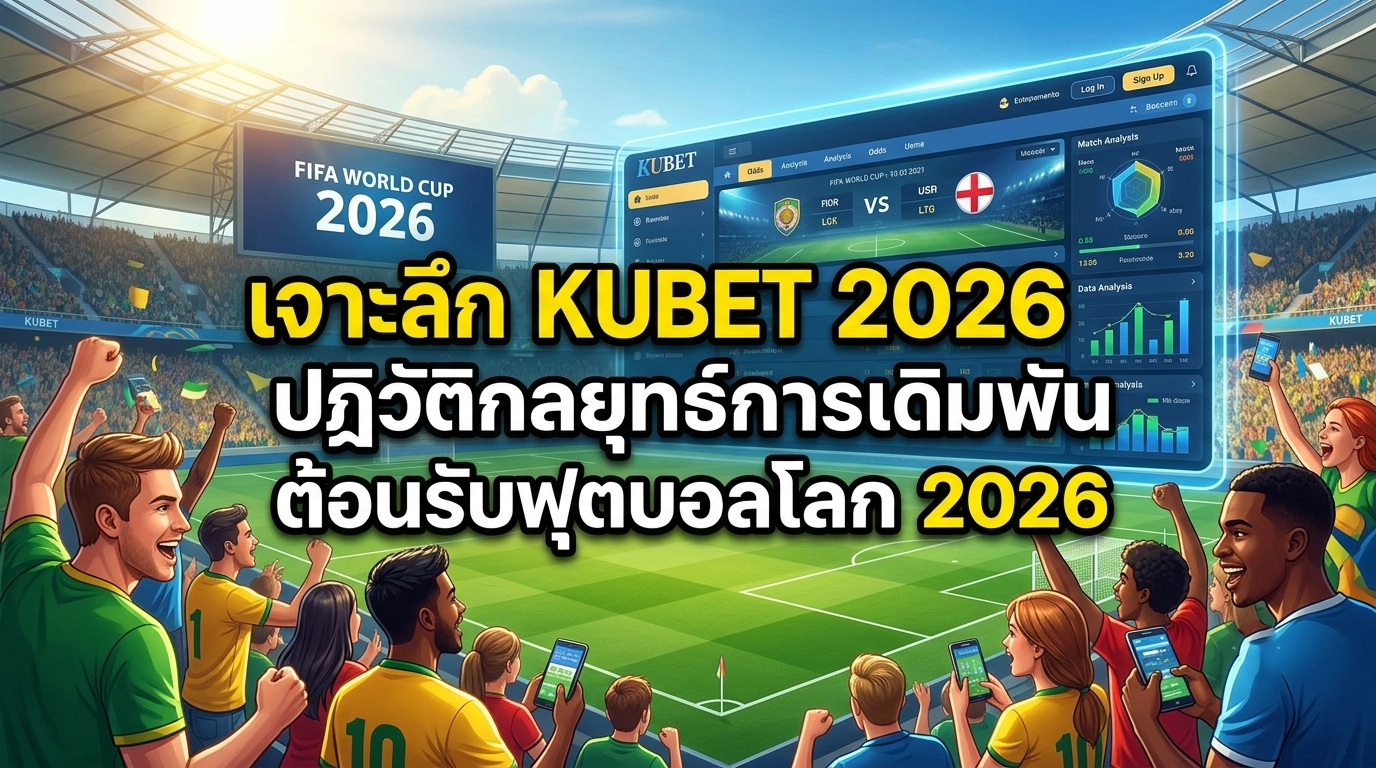 เจาะลึก KUBET 2026 ปฏิวัติกลยุทธ์การเดิมพัน ต้อนรับฟุตบอลโลก 2026