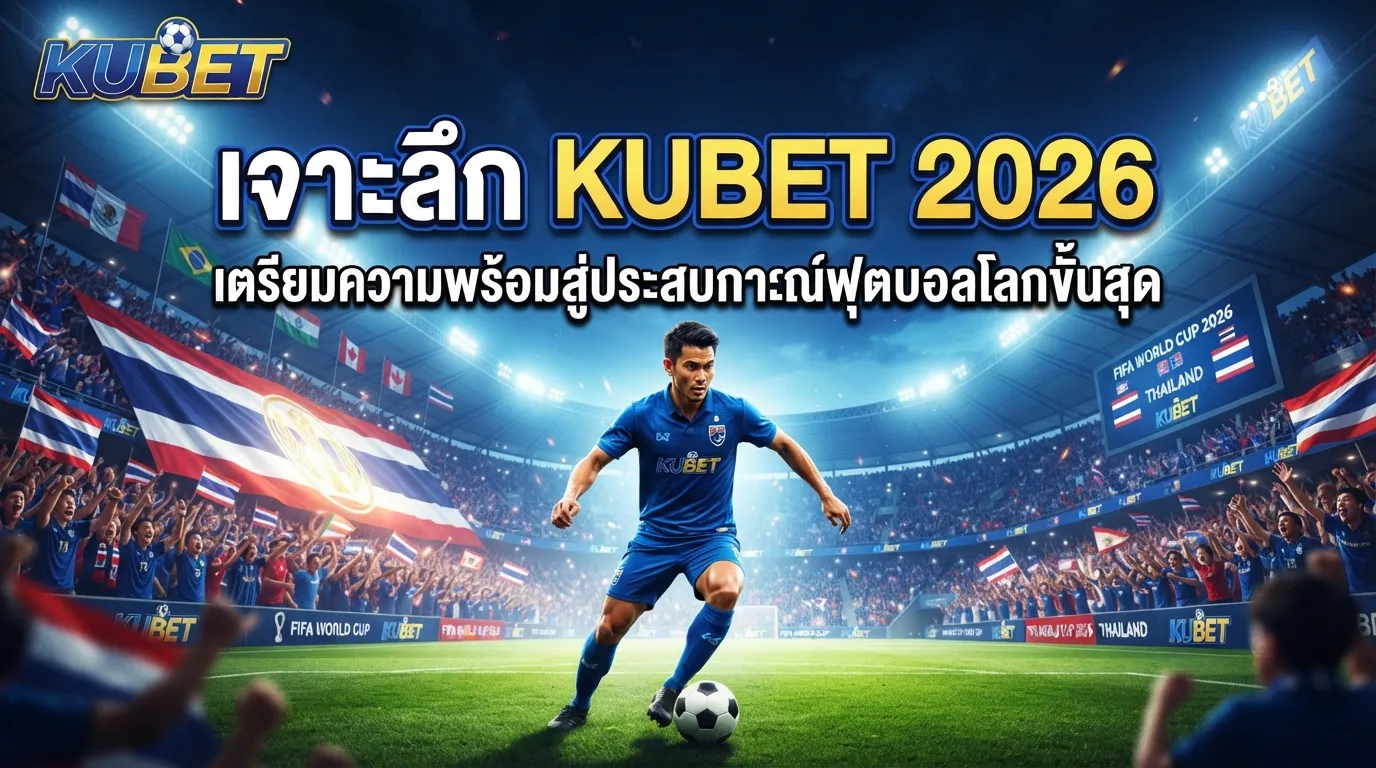 เจาะลึก KUBET 2026: เตรียมความพร้อมสู่ประสบการณ์ฟุตบอลโลกขั้นสุด