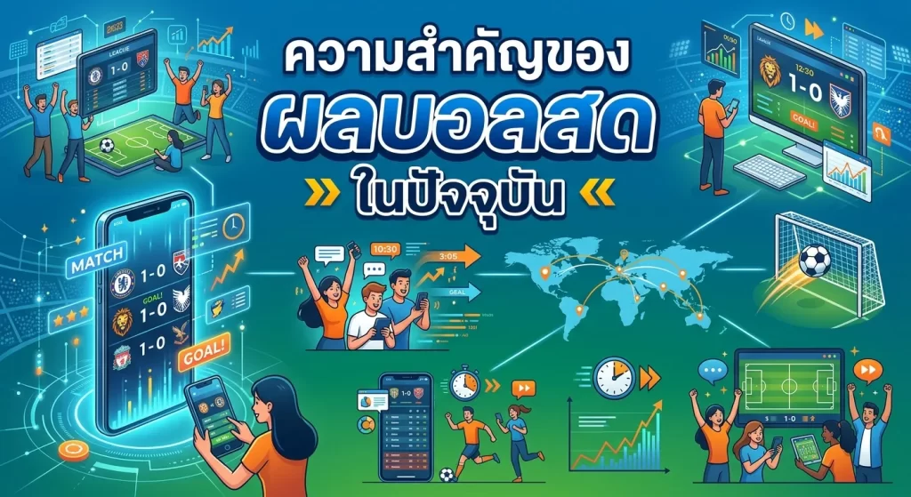 ความสำคัญของ ผ ผล บอล สด ในปัจจุบัน